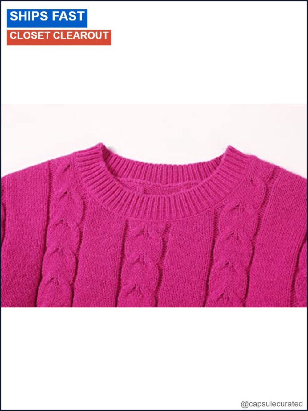 Chunky Cable Knit Sweater Skirt Set 2 Piece Oversized Midi Outfit - Picture 3 of 6